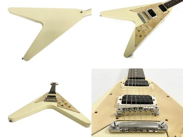 【動作保証】 Gibson Flying V エレキギター 1975年 ギブソン フライング V ハードケース付き 中古 S8633354の画像2