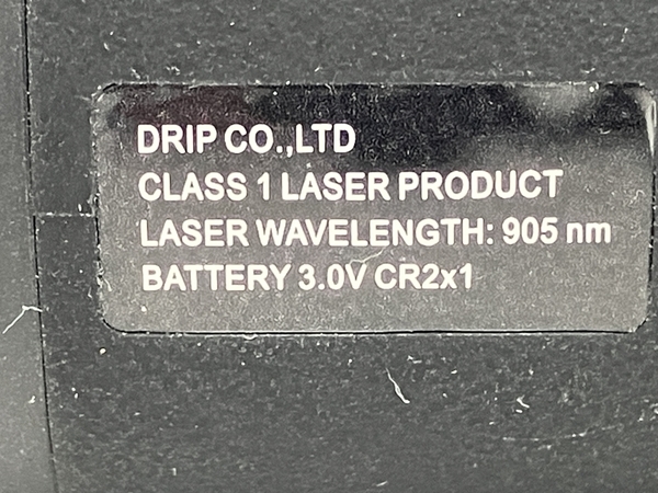 【動作保証】DRIP STINGER D-01 ドリップ スティンガー レーザー距離計 ゴルフ 距離測定器 高低差 ゴルフ周辺機器 中古 Z8662037_画像10