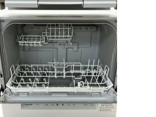 【動作保証】 Panasonic NP-TSK1-W 食器洗い乾燥機 食洗機 2021年製 家電 中古 楽 B8630383_画像4