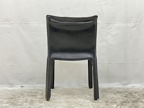 Cassina 412 CAB キャブアームレスチェア ブラック 椅子 ブランド家具 カッシーナ 中古 楽 O8738197の画像4