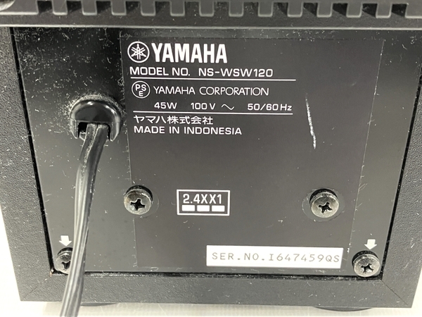 【動作保証】YAMAHA YSP-2700 NS-WSW120 デジタル サウンド プロジェクター ホームシアターシステム 音響機材 中古 T8716388の画像9