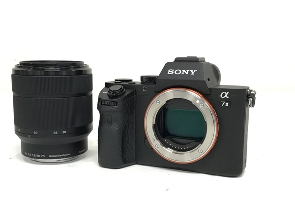 【動作保証】SONY α7 II ILCE-7M2 ボディ SEL2870 ズームレンズキット フルサイズ ミラーレス 一眼 カメラ ソニー 中古 美品 F8711626の画像1