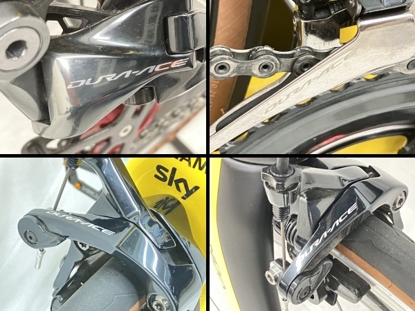 【希少】PINARELLO DOGMA F8 RHINO FROOME カーボン クリス フレーム Special Edition ロードバイク DURA-ACE 9100系 中古 O8245674_画像8