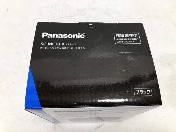 【動作保証】 Panasonic SC-MC30-K ポータブル ワイヤレス スピーカーシステム 音響 未使用 H8735663_画像3