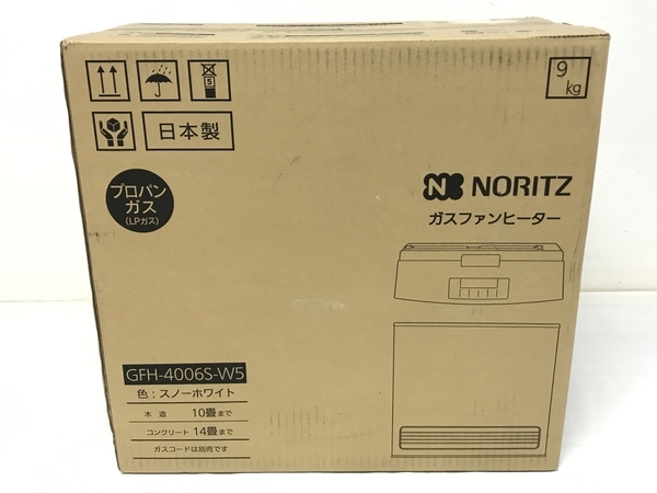 【動作保証】NORITZ GFH-4006S-W5 ガス ファン ヒーター プロパンガス 暖房 家電 未使用 F8747827