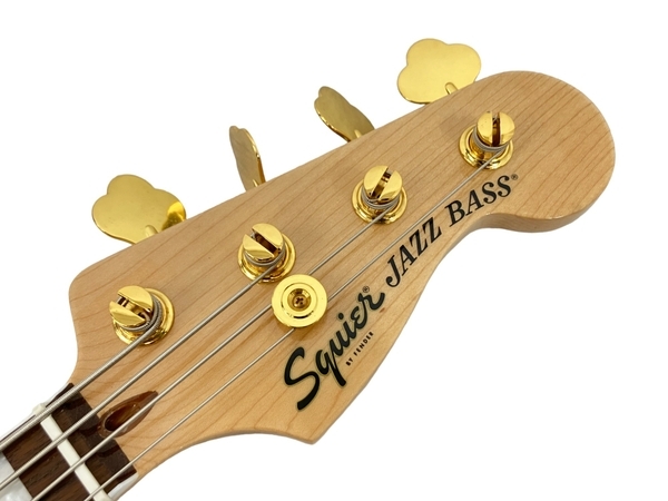 【動作保証】Squier by Fender 40th Anniversary JAZZ Bass gold edition スクワイヤー by フェンダー 中古 良好 N8732426の画像4