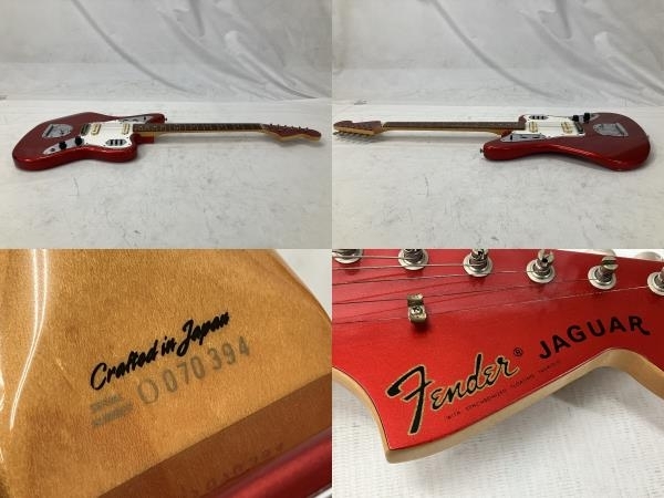 【動作保証】Fender Japan jaguar JG66 Candy Apple Red フェンダージャパン ジャガー ダイナ期 エレキギター 中古 W8701152の画像9