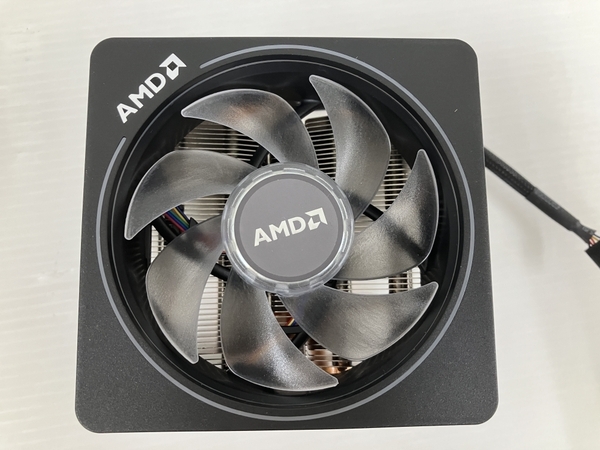 AMD Ryzen 7 Ryzen 9 Wraith Prism RGB CPUクーラー 純正 AM2 AM3 AM4 AM5 LED 中古 ジャンク O8745129の画像4