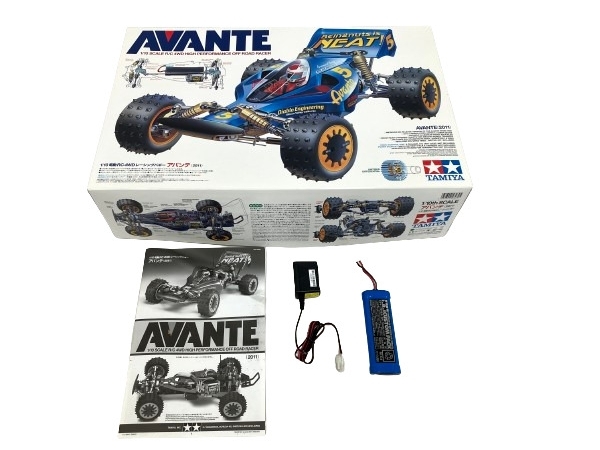 TAMIYA タミヤ アバンテ 1/10 電動RC 4WD レーシングバギー 2011 組立品 ラジコン ホビー用品 中古 M8728033の画像2