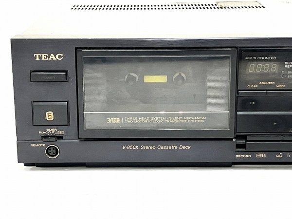 TEAC V-850X カセットデッキ ティアック オーディオ ジャンク O8736421_画像2