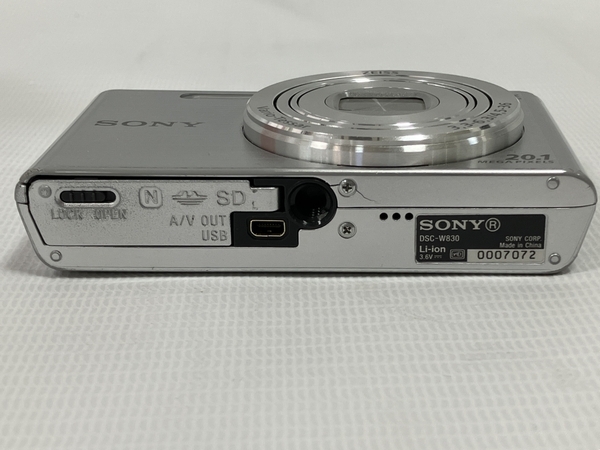 【動作保証】SONY Cyber-shot DSC-W830 コンパクト デジタルカメラ 2010万画素 ソニー ジャンク H8560617_画像6