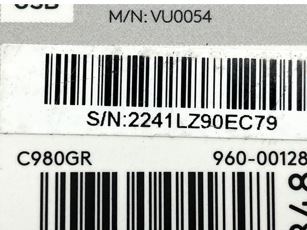【動作保証】Logicool C980GR ロジクール STREAMCAM ウェブカメラ ライブストリーミング 1080P 60fps PC周辺機器 中古 M8740164の画像9