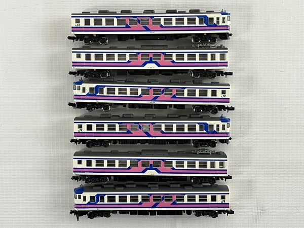 【動作保証】KATO 10-350 165系 急行形電車 モントレー色 6両セット Nゲージ 鉄道模型 中古 美品 N8714372_画像9