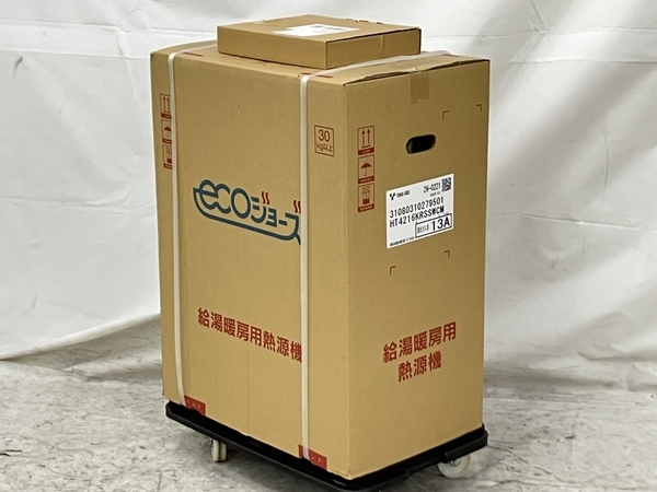 【動作保証】Rinnai リンナイ HT4216KRSSWCM ecoジョーズ ガス給湯器 都市ガス用 リモコンセット 未使用 N8751512の画像5