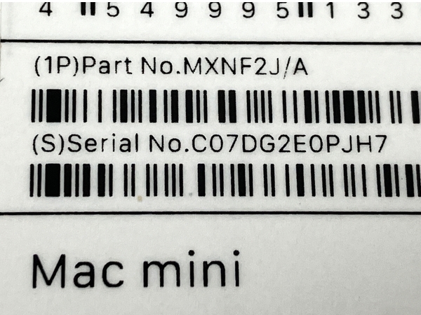 【動作保証】Apple Mac mini Late 2018 デスクトップ パソコン i3-8100B 8GB SSD 256GB Ventura 中古 M8401496_画像7