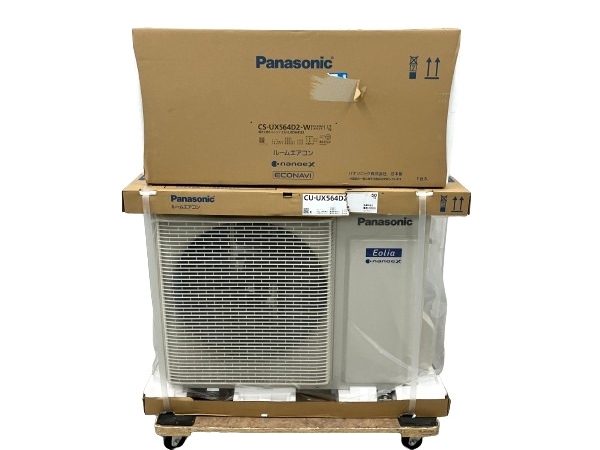 【引取限定】【動作保証】 パナソニック Eolia エオリア CS-UX564D2-W CU-UX564D2 18畳 エアコン 家電 未取付 保管品 未使用 直 M8713415