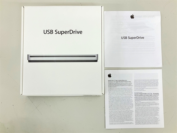 Apple アップル MD564ZM/A USB SuperDrive+MJ2R2J/A Magic Trackpad 2 パソコン周辺機器 ジャンク K8717552の画像2
