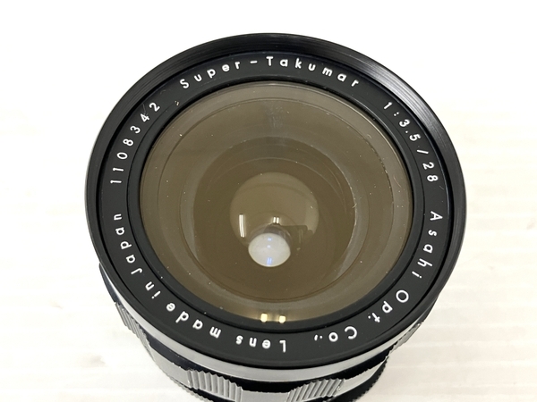 【動作保証】ASAHI PENTAX Super-Takumar 28mm 1:3.5 カメラ レンズ ペンタックス ジャンク O8743576の画像3