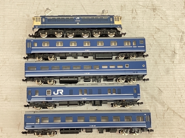 【動作保証】TOMIX トミックス ブルートレイン 国鉄 EF65-1000形 電気機関車 客車 5両セット Nゲージ 鉄道模型 中古 良好 C8755361の画像5