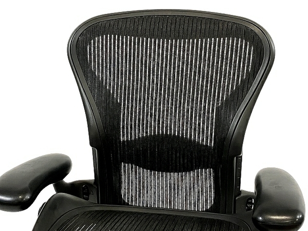 【動作保証】 Herman Miller ハーマンミラー Aeron Chair アーロンチェア オフィスチェア ゲーミングチェア 家具 椅子 中古 楽 T8705997の画像2