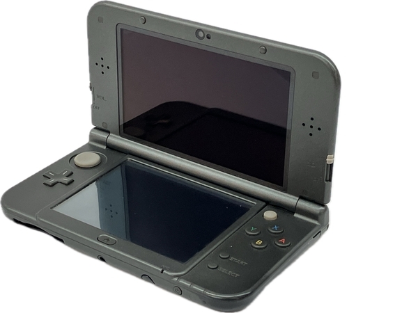 【動作保証】任天堂 new NINTENDO 3DSLL メタリック ブラック RED-001 本体 METALLIC BLACK 黒 ゲーム機 ニンテンドー 中古 C8754010_画像1