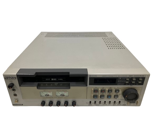 【動作保証】Victor BR-S605B ビクター ビデオカセットレコーダー S-VHS 業務用 家電 ジャンク M8747590の画像1