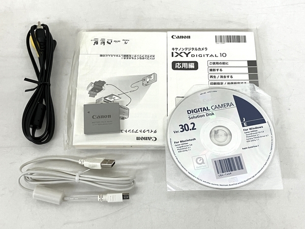 【動作保証】Canon IXY DIGITAL 10 ブラック 充電器欠品 コンパクトデジタルカメラ デジカメ 中古 T8753472の画像2