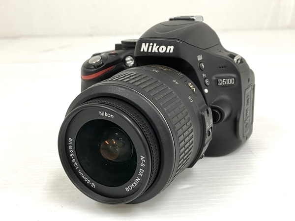 【動作保証】 Nikon D5100 AF-S 18-55mm 55-200mm ダブルレンズ デジタル一眼レンズセット カメラ ニコン 訳あり O8718553の画像1
