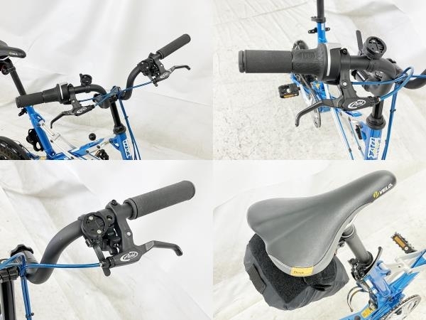 【動作保証】OX BIKES PECO OX-FB04 折り畳み自転車 ミニベロ オーエックスバイク ペコ 中古 良好 W8740054の画像5