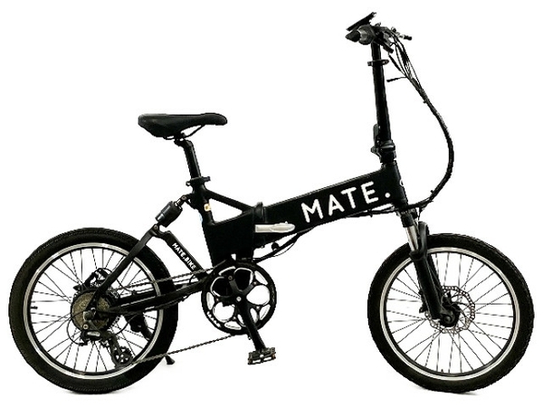 [ pickup limitation ] MATE CITY disk brake exterior 7 step folding type electric bike E-bike present condition goods Junk direct T6806949