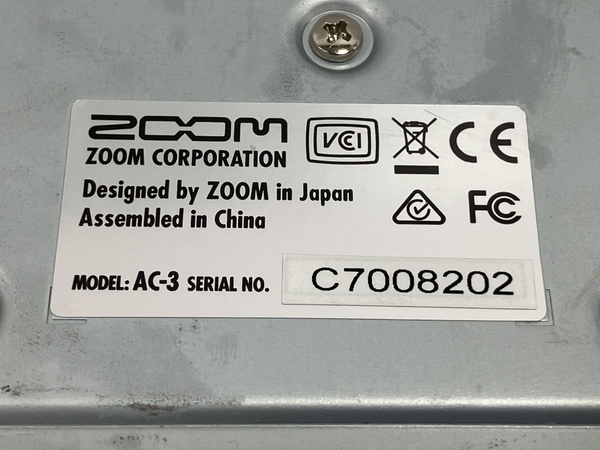 【動作保証】 ZOOM AC-3 Acoustic Creator アコースティックギター用 プリアンプ オーディオ ギター 音響機材 中古 良好 H8751209の画像8