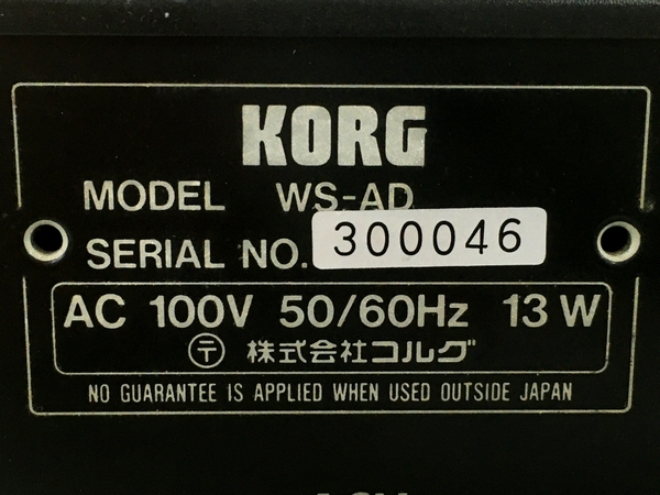 KORG WS-AD аудио-модуль электрический кабель отсутствует Junk Y8711932