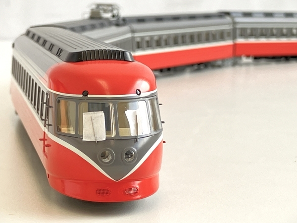 【動作保証】エンドウ EI0081 小田急 3000形 特急ロマンスカー SE車 8両セット 1/80 塗装済み完成品 鉄道模型 開封済 未使用Z8732610の画像1