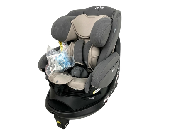 [ гарантия работы ]Aprica 2139048 ISOFIX фиксация поворотный bed type детское кресло Aprica б/у прекрасный товар Y8750833