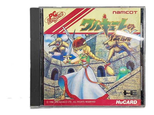 【動作保証】namco PCエンジン ワルキューレの伝説 HuCARD ナムコ 中古 W8748909の画像1