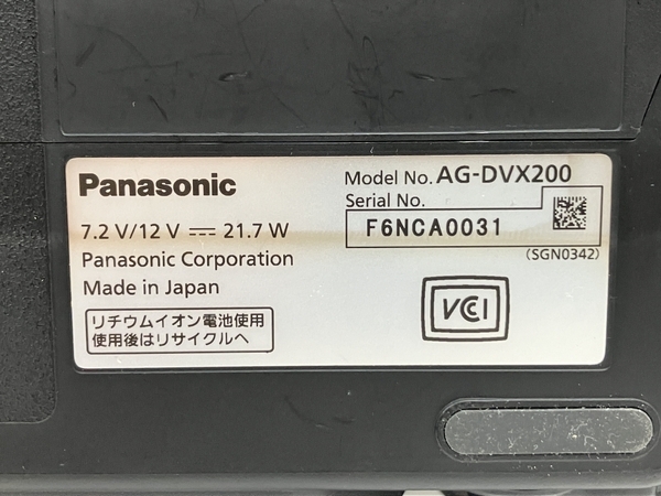 【動作保証】 Panasonic AG-DVX200 4K カメラレコーダー ビデオカメラ 映像制作 通電時間 448時間 良好 中古 O8694043の画像3