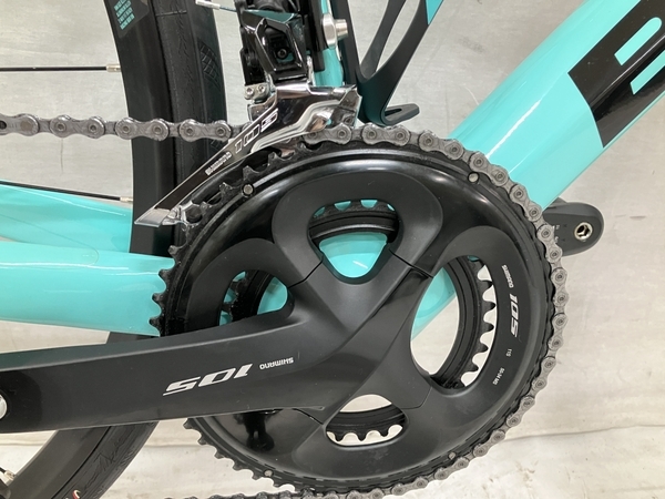 【動作保証】Bianchi INFINITO XE DISC インフィニート / 2022年モデル 450サイズ / SHIMANO 105 / ロードバイク 美品 中古 H8165054の画像7