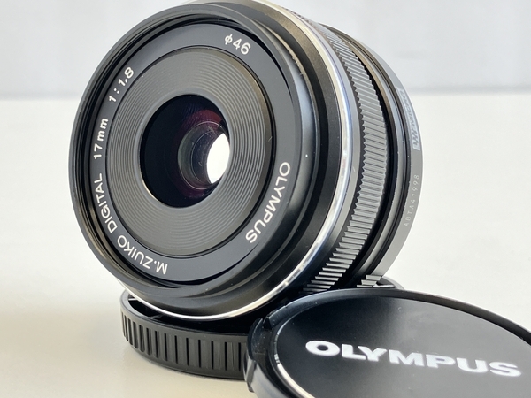 OLYMPUS M.ZUIKO DIGITAL 17mm F1.8 単焦点 レンズ カメラ 周辺機器 オリンパス 中古 Z8725569の画像1