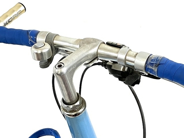 【引取限定】 【動作保証】 Bridgestone × Moulton BSMR9 カームブルー 外装9段 17型 サスペンション 小径車 自転車 中古 直 T8755356_画像6