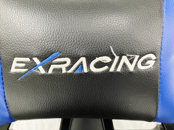 【引取限定】EXRACING ゲーミングチェア クッション付 中古 直 Y8139105の画像4