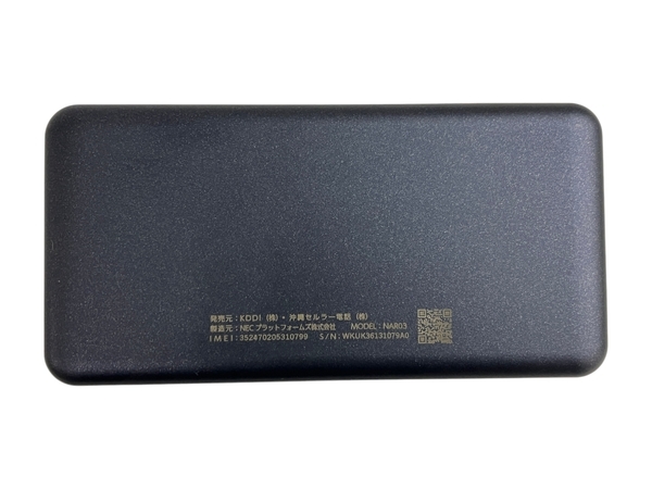 【初期保証】NEC Speed Wi-Fi 5G X12 NAR03 ポケットWi-Fi 中古 N8744512の画像4