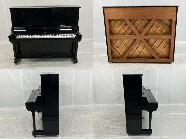 【引取限定】 YAMAHA ヤマハ UX50Bl アップライトピアノ 1989年製 鍵盤楽器 ジャンク 直 F8626197の画像2
