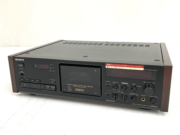 【動作保証】SONY TC-K555ESG カセットデッキ 音響機材 ソニー 中古 O8723935の画像1