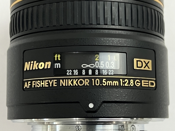 【動作保証】 NIKON ニコン AF DX FISHEYE NIKKOR 10.5mm F2.8G ED 魚眼レンズ 中古 良好 N8749082の画像6