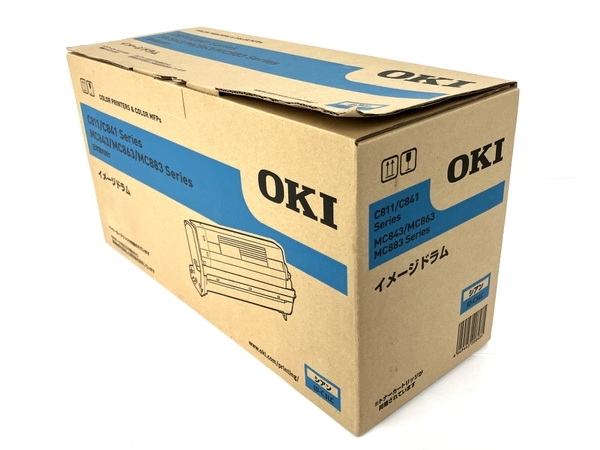 OKI ID-C3LC 純正ドラムカートリッジ シアン 推奨使用期限切れ 未使用 ジャンク Y8767833の画像1