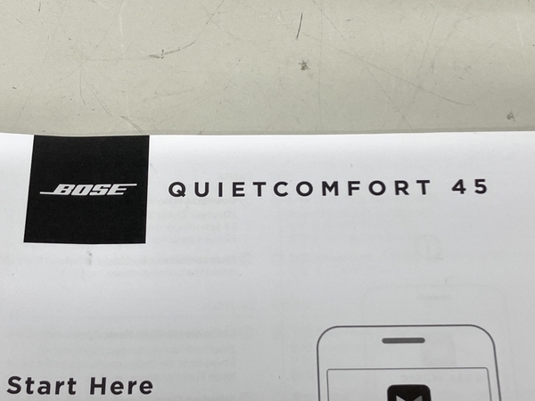 【動作保証】BOSE QUIETCOMFORT 45 ヘッドフォン ボーズ ブラック ケース付き 音響機器 中古 K8695810_画像3