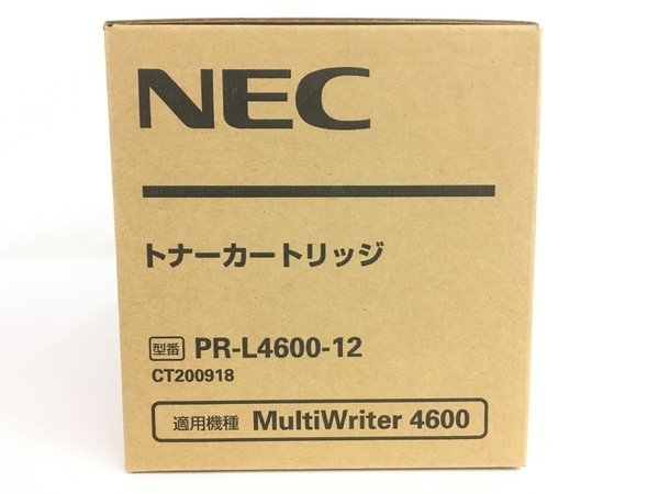 【動作保証】NEC PR-L4600-12,PR-L4600-31 トナーカートリッジ,ドラムカートリッジ 2点セット 未使用 Y8766459_画像2