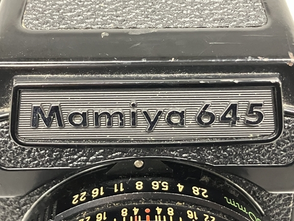 Mamiya 645 フィルムカメラ SEKOR C 1:2.8 f=80mm 中判カメラ用レンズ付き マミヤ ジャンク S8687298_画像9