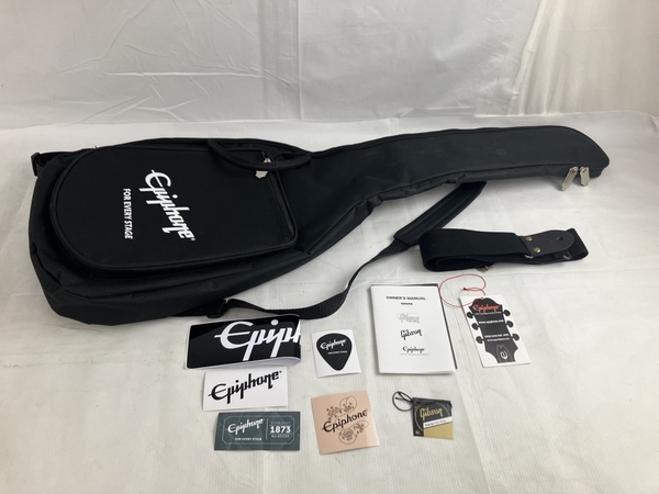 Epiphone Les Paul Custom EB レスポールカスタム エレキギター エピフォン 中古 美品 N8428472_画像2