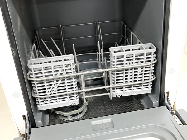 【動作保証】 サンコー ラクア mini TK-MDW22W 食器洗い乾燥機 工事不要でシンク横に置けるタンク式食洗機 2022年製 家電 中古 T8532237の画像4